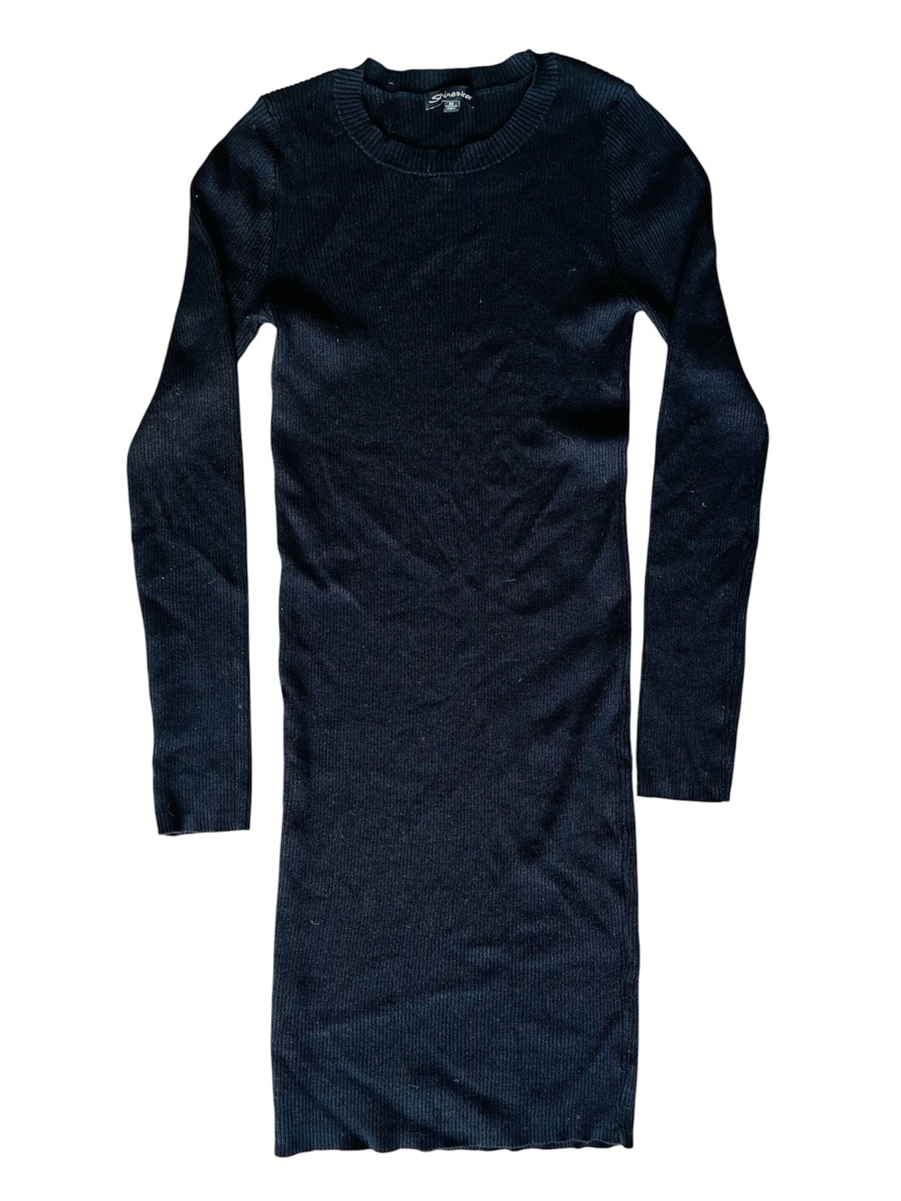 Black Knit Sweater Dress NWOT